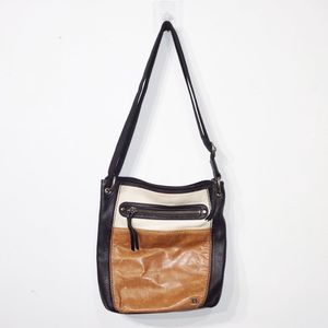 The Sak Tri-Color Laurel Leather Crossbody Bag